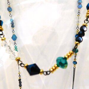 Extra Long Beaded Necklace